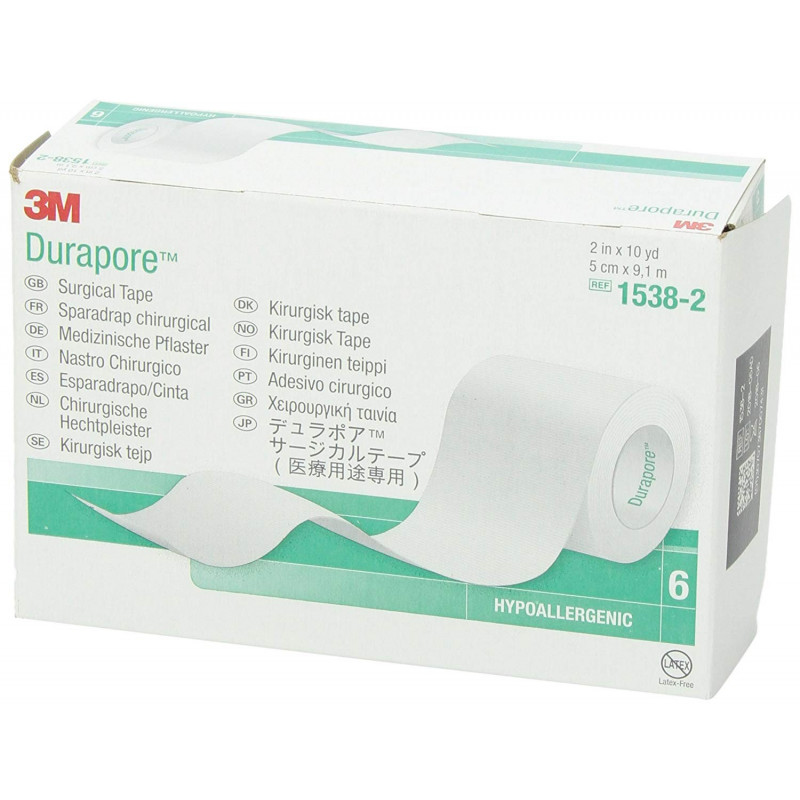 3M Durapore Silk surgical tape 5cm x 9.1m (1 pcs)